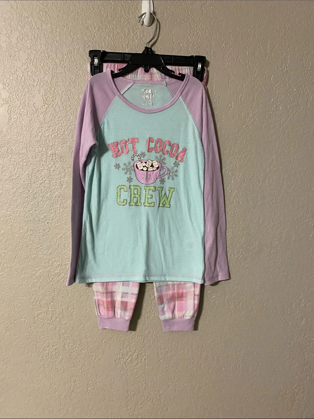 Long sleeve pajama set & buffalo print PJ pants